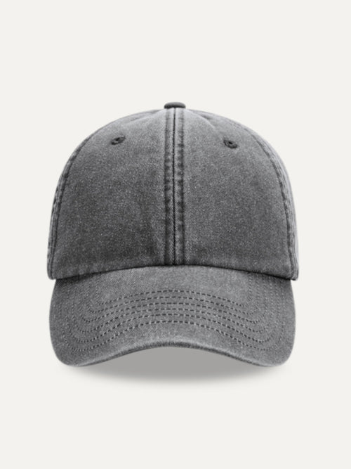 Stitch Your Own Cap in Black, front view